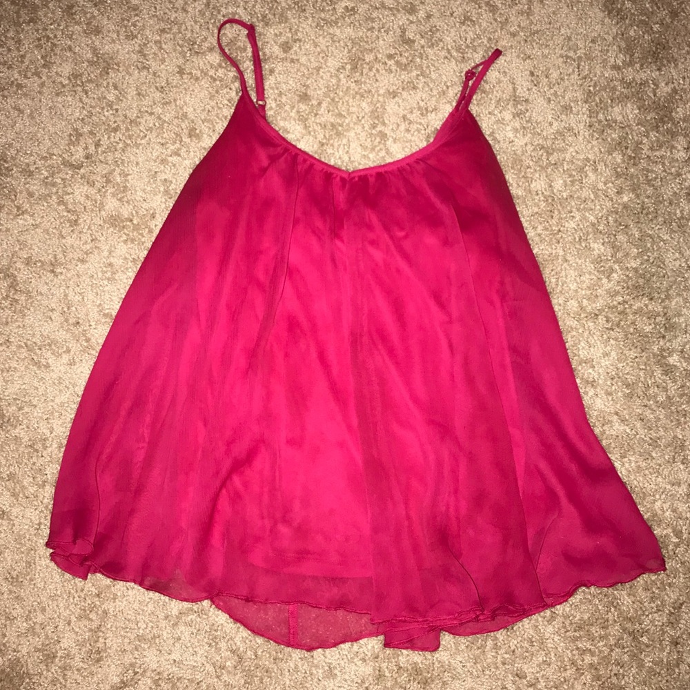 Pink camisole